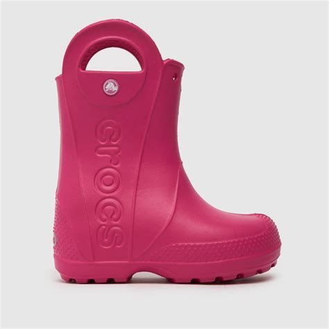 toddler crocs rain boots pink.